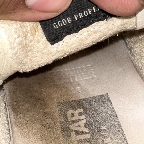 Golden Goose Superstar Shoes Womens Size 9 White Gray Star Gold Heel Sneakers - Picture 11 of 11